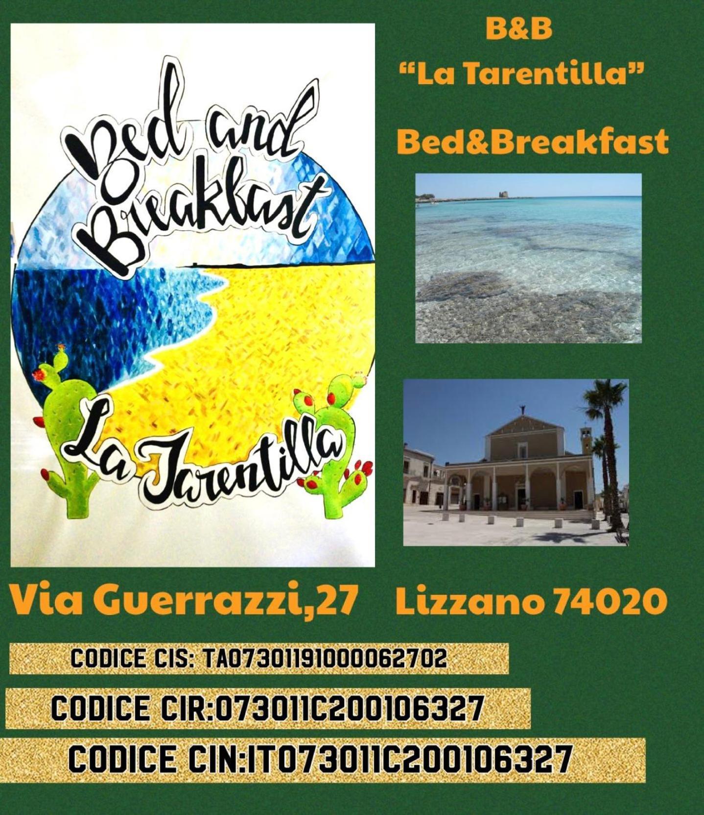 B&B La Tarentilla Lizzano  Exteriér fotografie